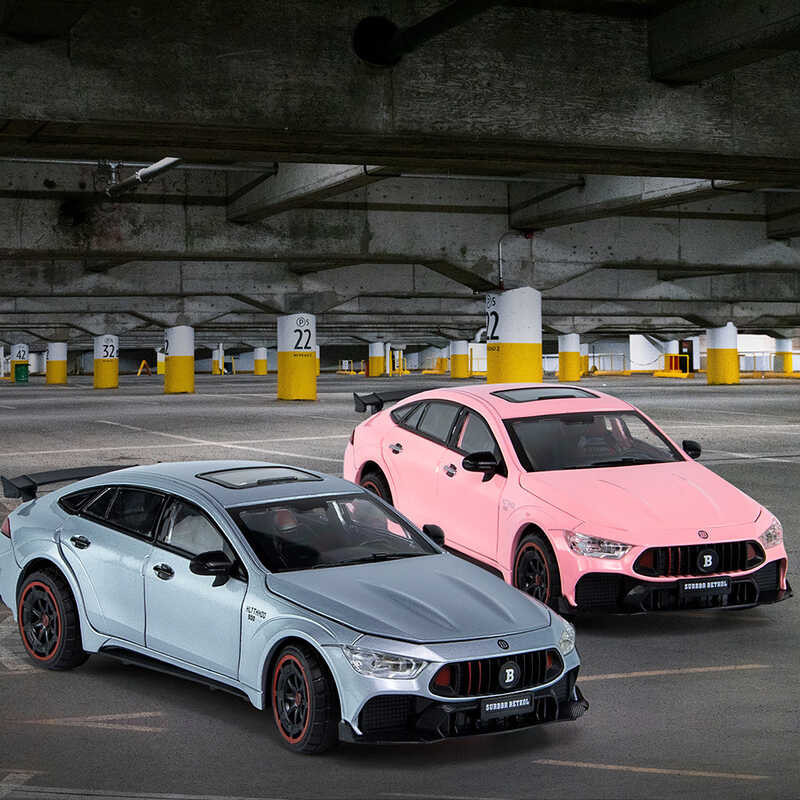 Toy Die Casting Car 1: 24 Tỷ Lệ Brabus Rocket 900 AMG Gt3 Xe Kéo Phía Sau Cửa Âm   Có Th