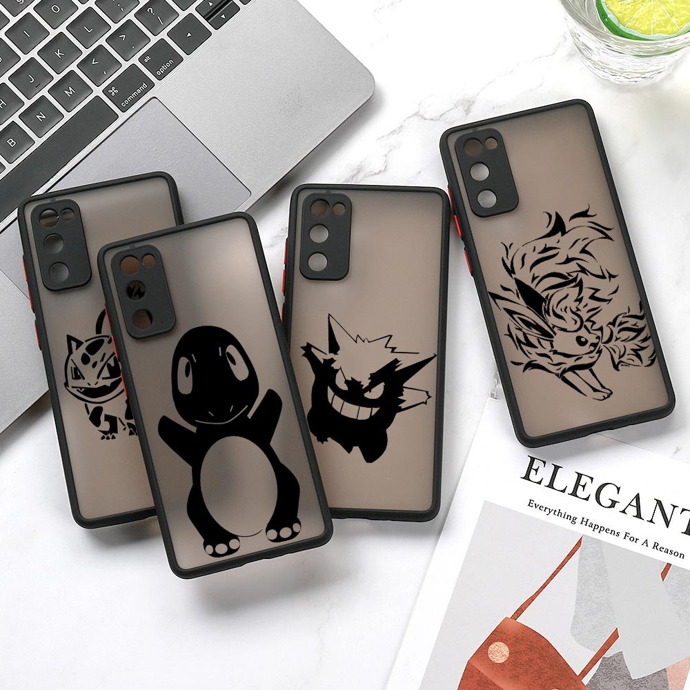 Ốp điện thoại Pokemon GO Charmander Gengar Eevee Anime cho Samsung Galaxy A56 A55 5G A36 A72 A14 A54