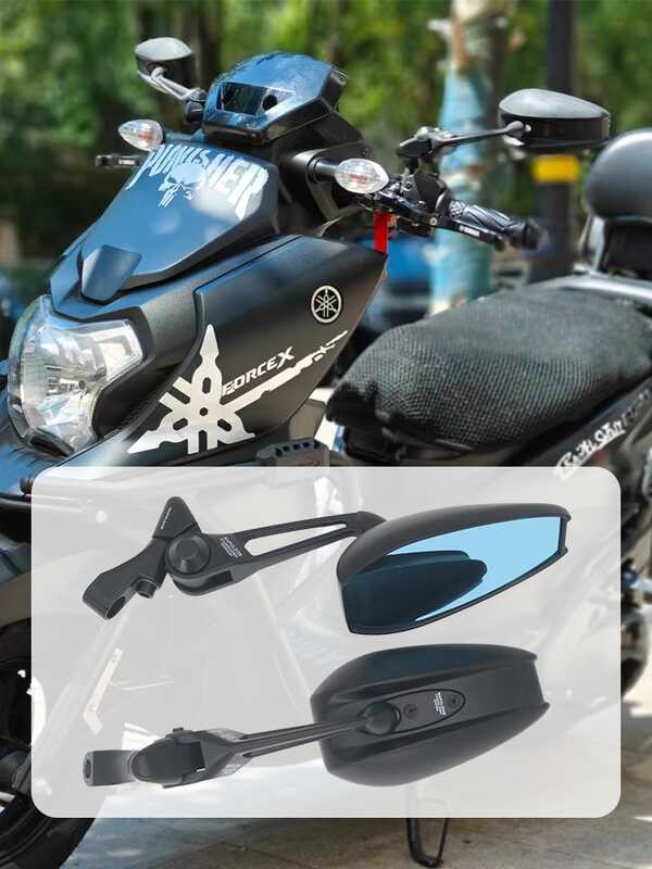 Thích hợp cho Yamaha Fuying 125 Xueying 125 Gương chiếu hậu AOS4 sửa đổi Racing Eagle GT Patrol Eagl
