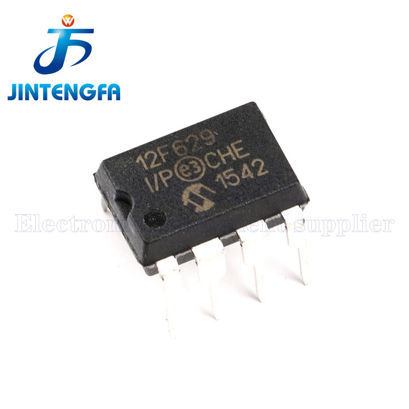 10 CHIẾC PIC12F629-I / P PIC12F629 12F629 8bit Vi Điều Khiển MCU 1.75KB 64 RAM 6 I / O IC