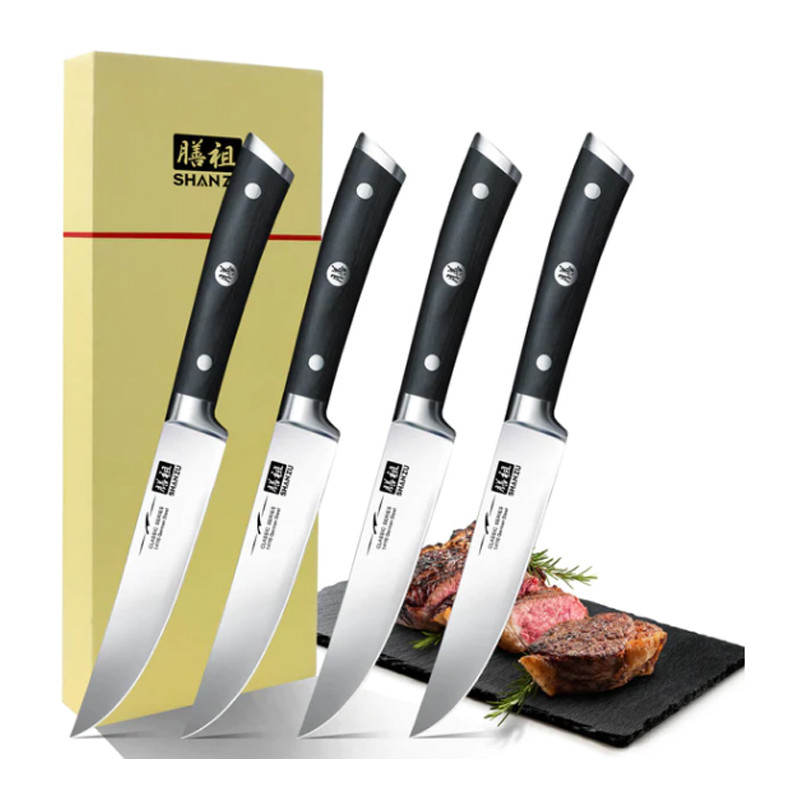 Bán Nóng 4 Miếng Chất Lượng Cao Nhật Bản 67 Lớp Damascus Thép Steak Knife