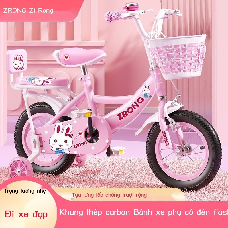 [SIÊU HOT 2025] Zi Rong Xe Đạp Trẻ Em Bé Gái 3-6 Tuổi 7-10 Con Gái Xe Đẩy Cho Bé Xe Đạp Xe Đạp Công