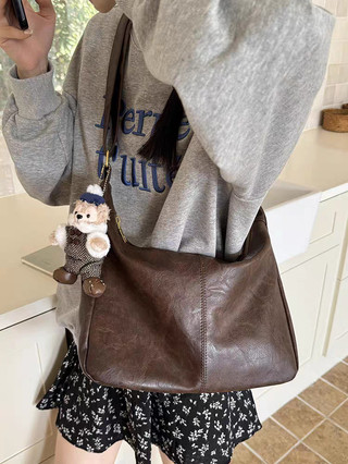Túi Phong Cách Meradian Nữ 2024 Phong Cách Mới Hợp Thời Trang Túi Tote Phong Cách Preppy Phù Hợp Với Dung Tích Lớn Một Mảnh