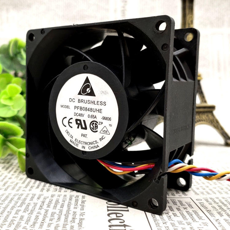 Quạt làm mát máy chủ PFB0848UHE 48v Delta / Delta 8038 0.65A 8 cm / cm ttb7