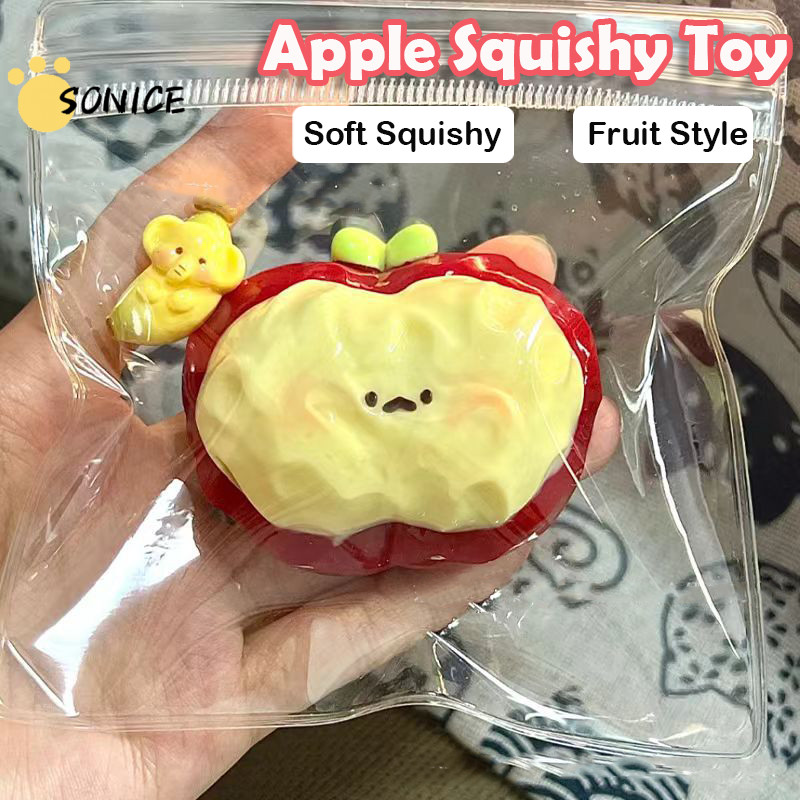 Dễ Thương Mềm Squishies Hình Apple Bóp Đồ Chơi Antistress Taba Squishу Đồ Chơi Quà Tặng Taba Squishy