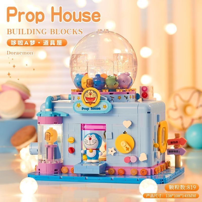 Blocks Building Doraemon Building Authentic DIY Puzze Girl đẹp trai dễ thương lắp ráp đồ chơi năm m