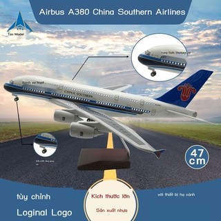 【Sản xuất nhựa chất lượng cao】Airbus A380Mô hình máy bay thử nghiệm của China Southern Airlines có 