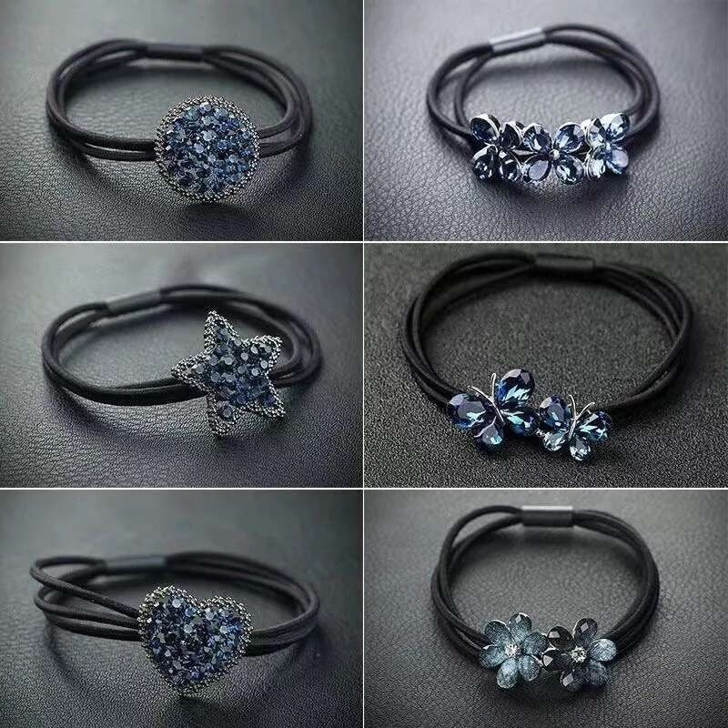 1 Cái Mới Dễ Thương Retro Tối Giản Bé Gái Co Giãn Tóc Người Phụ Nữ Phụ Kiện Tóc