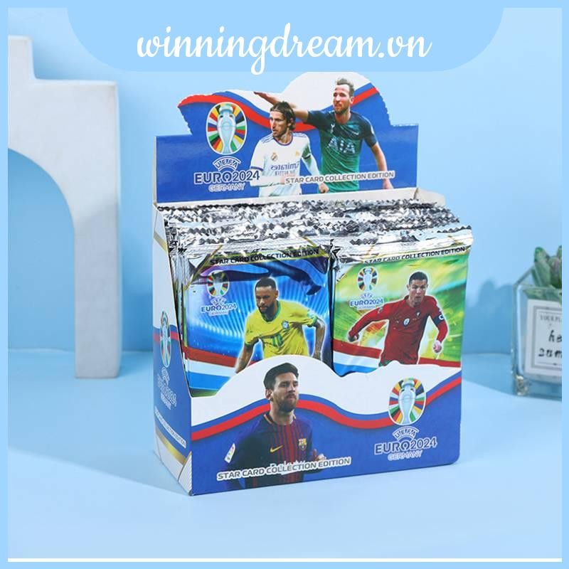 Topnotch Soccer Star Cards Cúp Châu Âu Messi Ronaldo Neymar Bộ bài chơi game sưu tầm