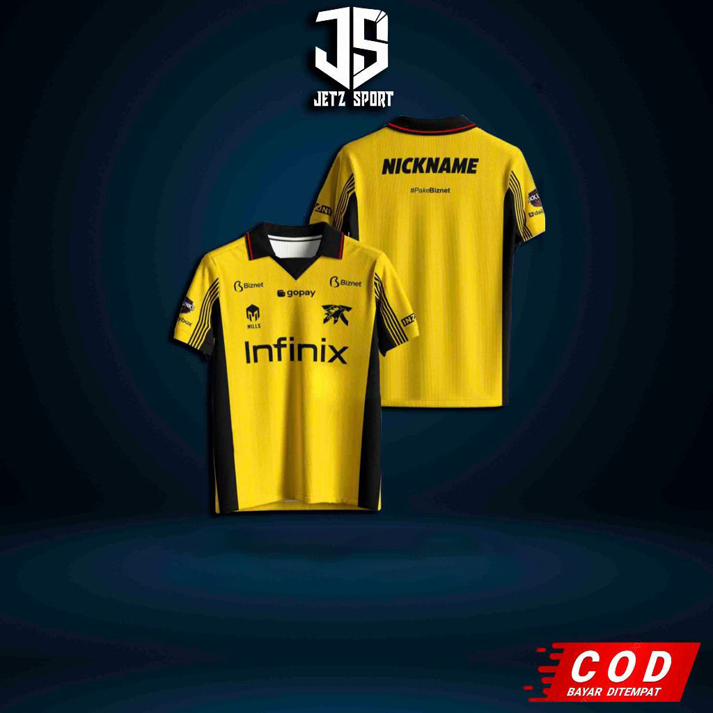 Áo thun Jersey cao cấp Onic Fnatic mới nhất 2026, miễn phí tên và số mặt sau Áo