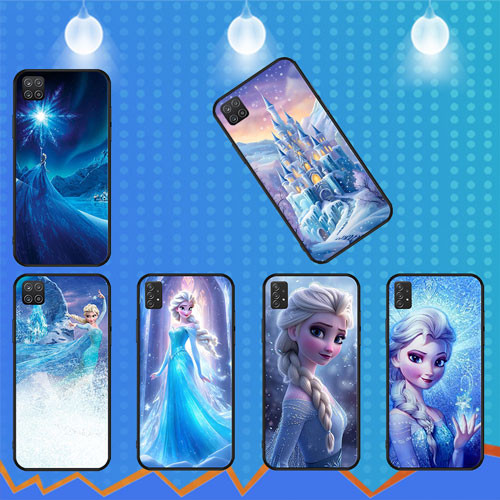 Ốp điện thoại đông lạnh màu đen mềm cho Samsung Galaxy A02 M02 A03S A10 A10S A20 A30 A20S A40S A70 A