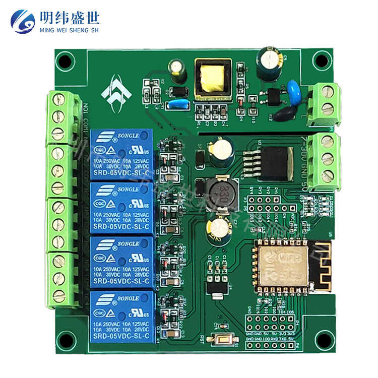 WIFI 85D Esp8266 Mô-Đun Rơle Bốn Chiều Esp-12F Ban Phát Triển Thứ Cấp 5V Power Supply