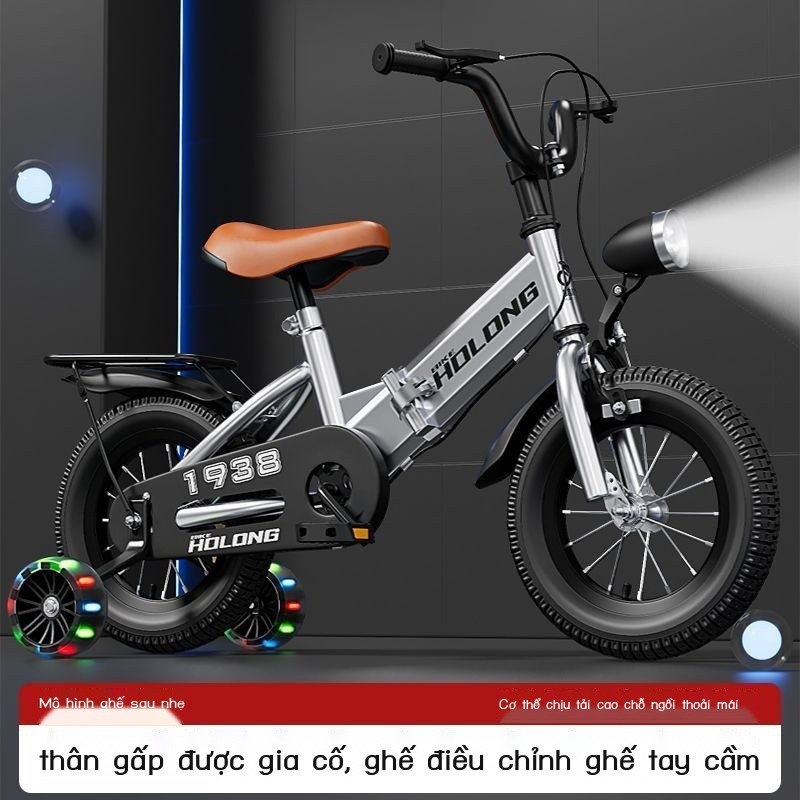 Xe đạp trẻ em gấp gọn cho bé trai và bé gái3-5-6-8Tuổi12Inch14Inch16Inch18Xe đạp trẻ em 1 inch