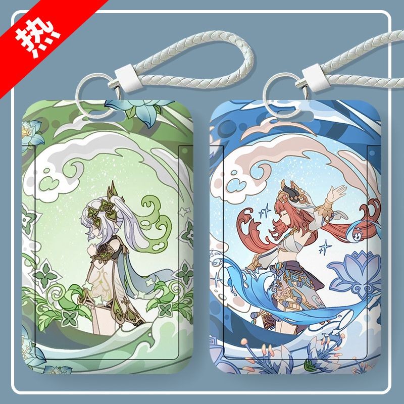Mc Phong Cách Mới Đựng Thẻ Hộp Bảo Vệ Genshin Impact Kaedehara Kazuha Raiden Shogun HuTao zhongli Ge