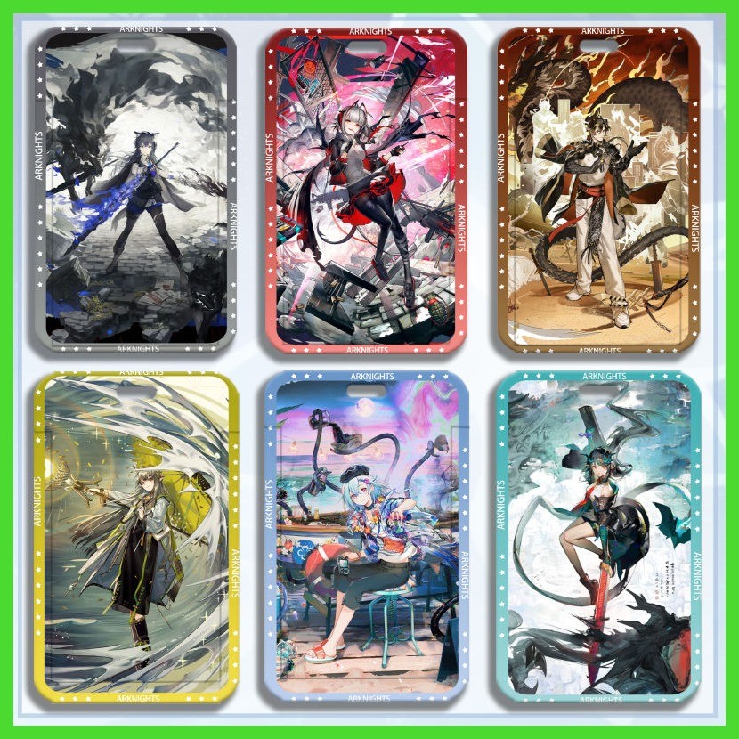 Phong Cách Mới Hộp Đựng Thẻ ID Bảo Vệ Hộp Đựng Thẻ Arknights Grani Claire Morgan Meteor Arknights Ar
