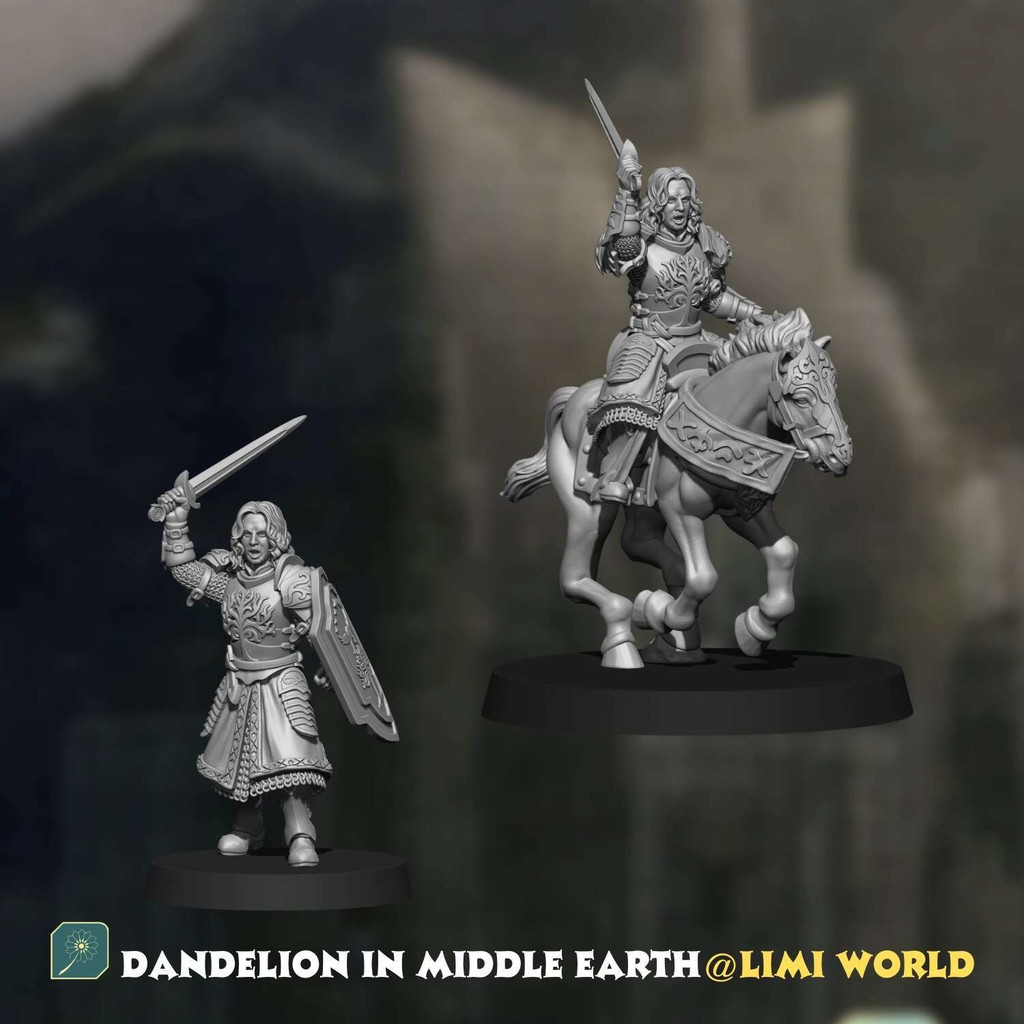 [DND] Thuyền Trưởng Gondor Ranger Faramier 1 / 56 Nhẫn Đảng Thứ Ba Vua Chiến Tranh Cờ Vua Mảnh Mô Hì