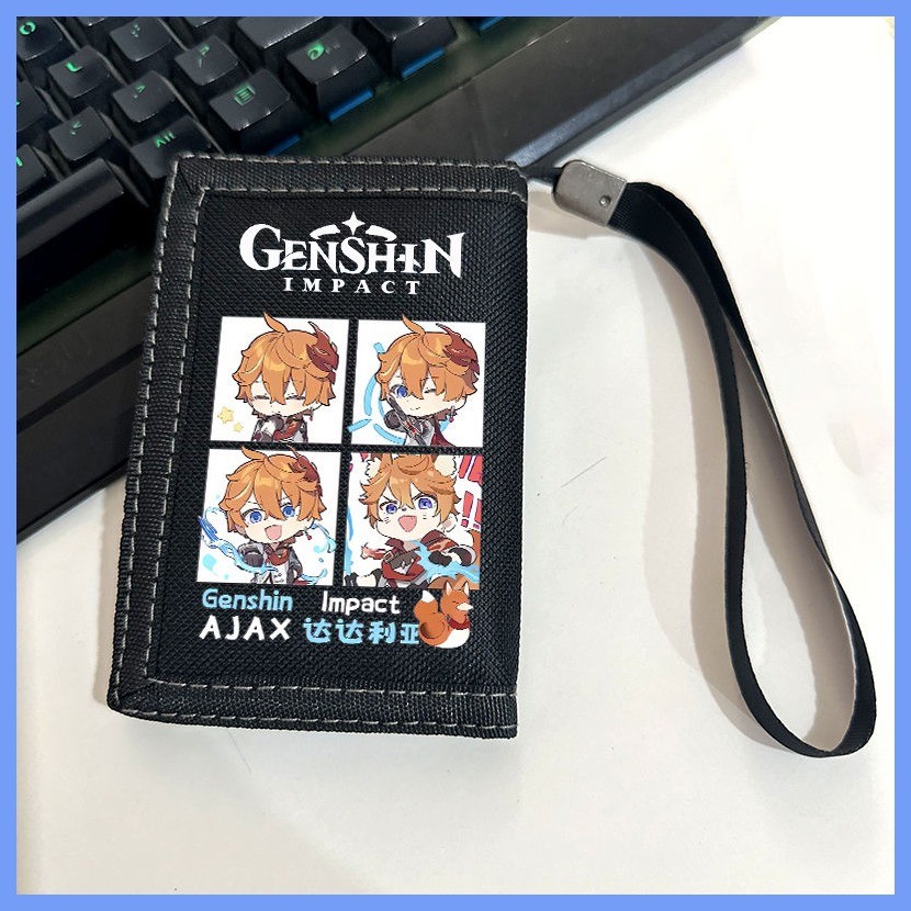Ví Đựng Tiền Xu Genshin Impact Kaedehara Kazuha Raiden Shogun HuTao zhongli Anime Game Genshin Hàng 
