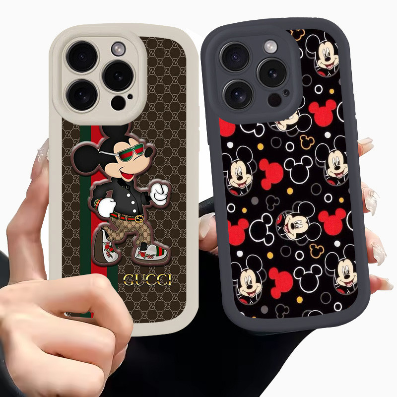 Z-19 Mickey Mouse Mềm mại Ốp lưng cho iPhone 11 12 8 7 Pro Max Plus