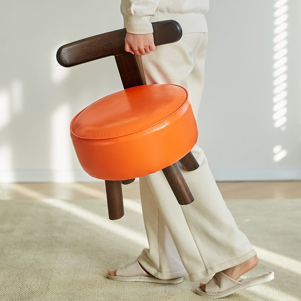 Swivel Chair Back Chair Living Room Leisure Chair Stool Single Sofa Round Chair