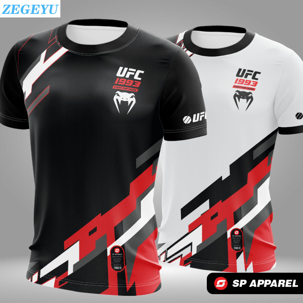 MỚI UFC VENUM 1993 TRIBUTE Casual Loose Nam Nữ Jersey 2025 Mùa Hè Mới