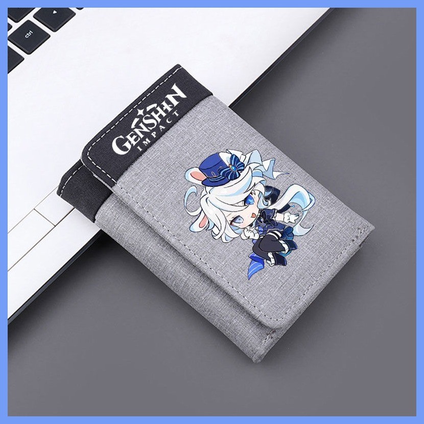Ví Đựng Tiền Xu Genshin Impact Kaedehara Kazuha Raiden Shogun HuTao zhongli Genshin Hàng Hóa Feningn