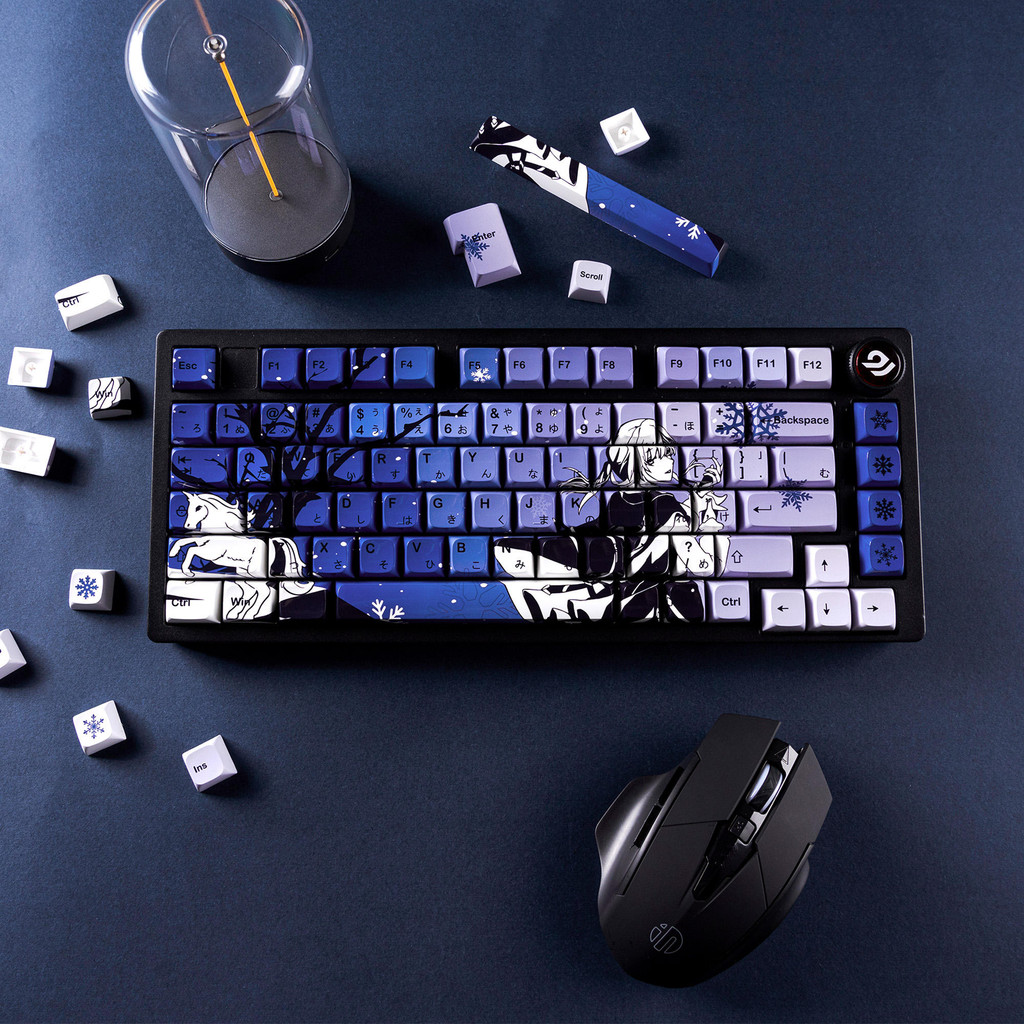 Gốm Sứ Mới Thích Hợp Cho Tất Cả Các Bàn Phím XVX Kỳ Lân Hoạt Hình Keycap Lớp Phủ Gốm 1.8 Độ Dày Thật