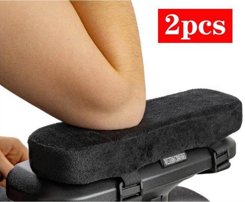 2 Miếng Bọt Armband Pad Rest Pad Bảo Vệ Universal Loại Trang Chủ Hoặc Ghế Văn Phòng Elbow Relief Hỗ 