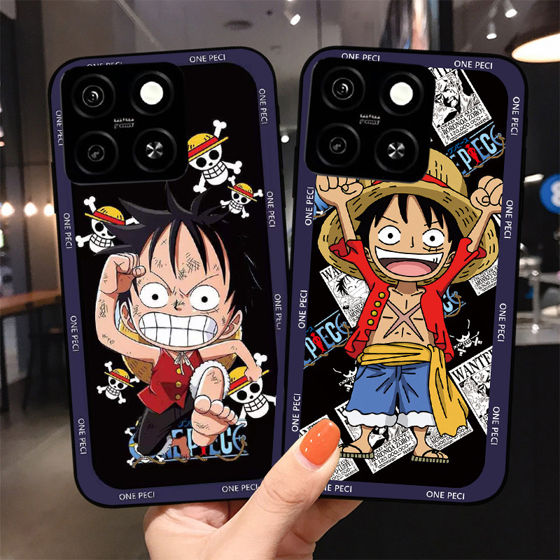 Dành cho ZTE Blade A35 A55 Ốp điện thoại in 3D One Piece Luffy siêu đẹp