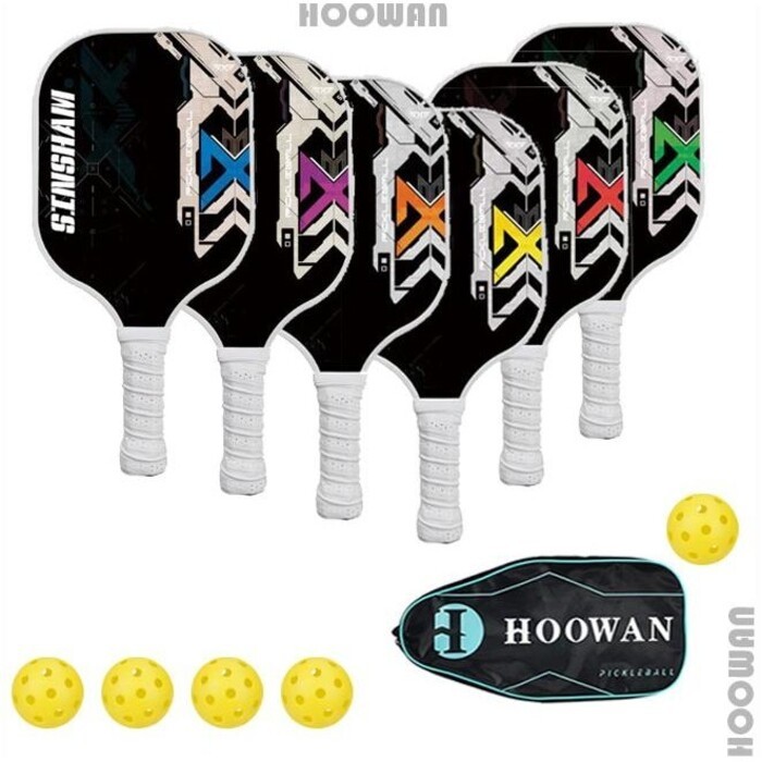 Pickleball SINSHAM Graphite Carbon Fiber Thể Thao Ultra Light Honeycomb Hoa Kỳ Chứng Nhận Vợt Chuyên