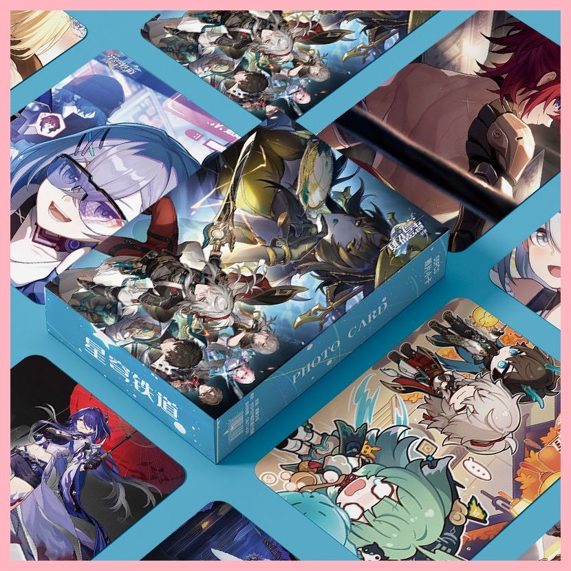 Lomo Card Honkai Star Rail March 7th Star Railway Silver Wolf Kafka Zhigen Bird Drinking Moon Hàng h