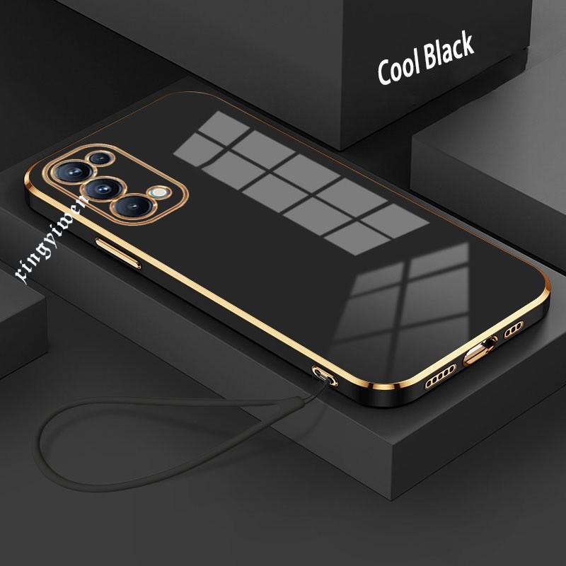 Ốp lưng OPPO CPH2145 CPH2159 CPH2201 CPH1917 Vỏ mềm chống sốc màu trơn sang trọng đơn giản