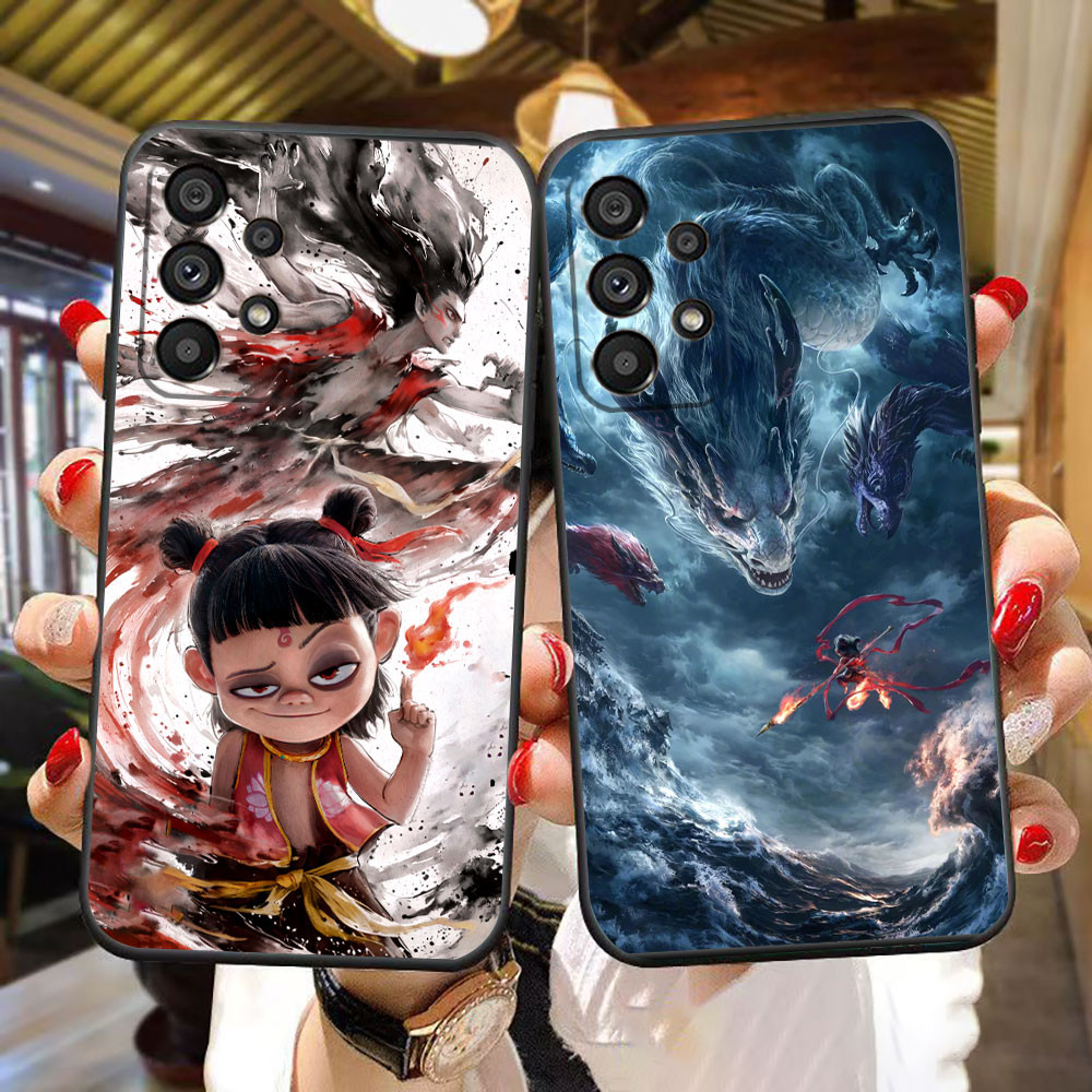 Ốp Điện Thoại Hit Movie Nezha 2 Cho Samsung A73 A72 A71 A55 A54 A53 A52 A51 A42 A35 A34 A33 A32 A23 