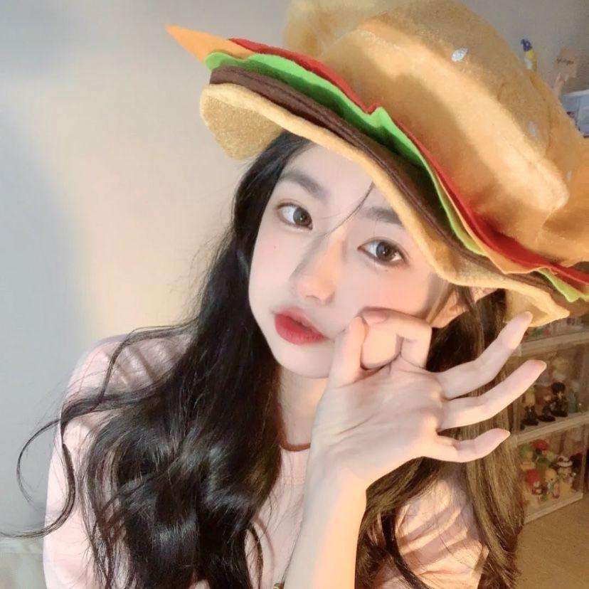 Dễ Thương Ngộ nghĩnh Mũ Hamburger Hoạt Hình Mặc Nón Cô Gái Trang Điểm Cô Gái Ngọt Ngào Mũ Đội Đầu Tr