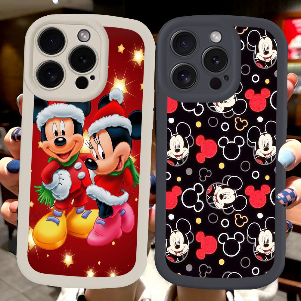 J-24 mickey mouse Che Mềm mại Ốp lưng Cho iPhone X 12 11 XS Pro Max