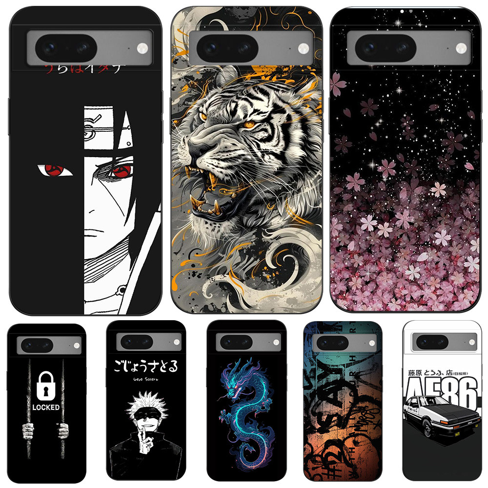 Dành Cho Google Pixel 7 Dành Cho Google Pixel 7 Pro Soft Case Màu Đen tpu Naruto SasukeItachi