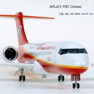 47Cm ARJ21-700COMAC1:70Mô phỏng máy bay chở khách trong nước Sản phẩm hoàn thiện Mô hình máy bay Tr