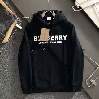 Áo khoác có mũ trùm đầu thường ngày Burberry dành cho nam và nữ Thu đông Áo dài tay mới