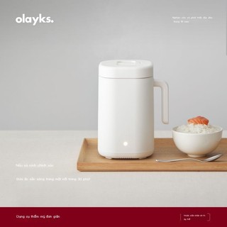  HOT-   Ảnh thật   Nồi cơm điện mini olayks nhà thông minh đa năng nồi cơm điện mini 1-2 người 0.8L 