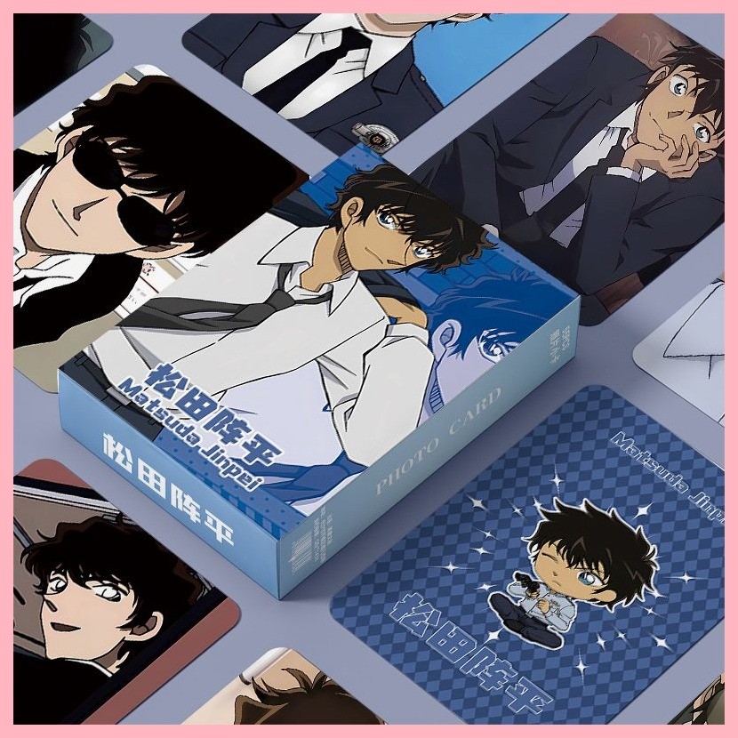 [Guyn] Lomo Card Thám Tử Lừng Danh Conan Matsuda Jinpei Thám Tử Lừng Danh Conan Matsuda Array Hàng H