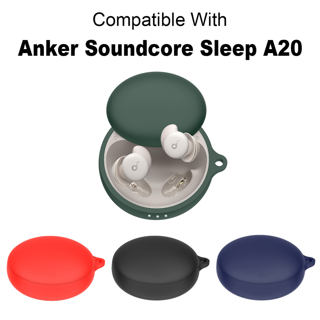 Vỏ bảo vệ tai nghe silicon cho Anker Soundcore Sleep A20i Vỏ chống bụi Vỏ chống trượt