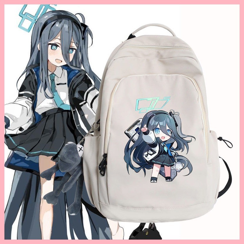 [Guyn] Schoolbag Blue Archive Tendou Arisu Blue Archive Tendou Alice Anime Ba lô nam nữ hai chiều th