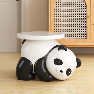 Gấu trúc trang trí sàn gia đình nhập hộ thay giày trước cửa có thể ngồi phim hoạt hình trẻ em ghế nhỏ nhà mới quà tặng