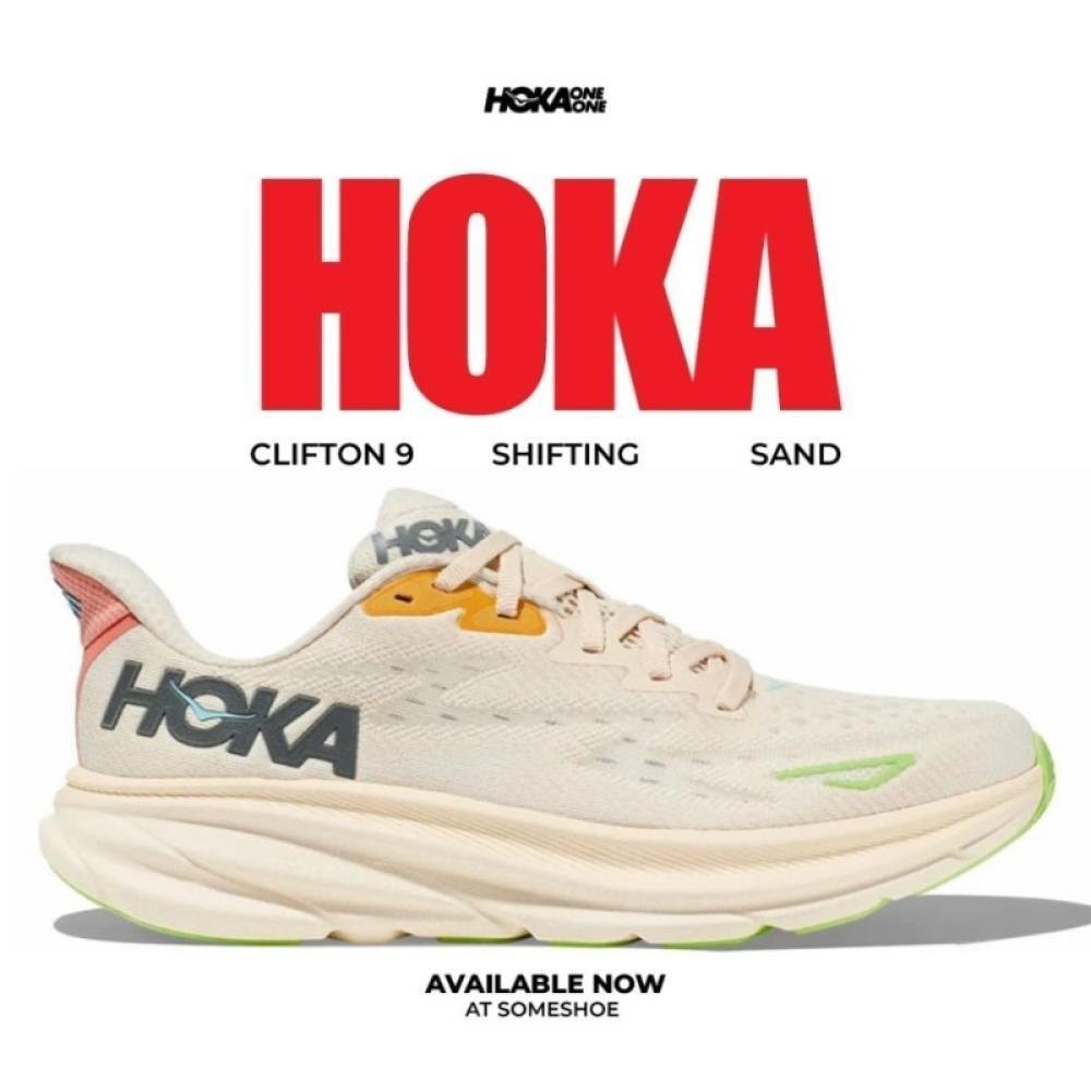 【100% Genuine】 Hoka CLIFTON 9 Mesh Breathable Running Shoes Unisex Sports Shoes