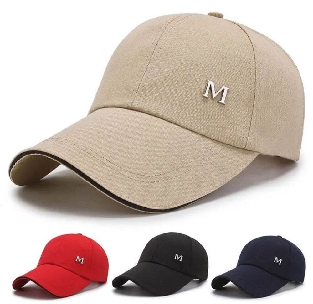 Fashion King Mới Thư M Cổ Điển Bóng Chày Mũ Cho Nam Giới Và Phụ Nữ Phổ Quát Vải Điều Chỉnh
