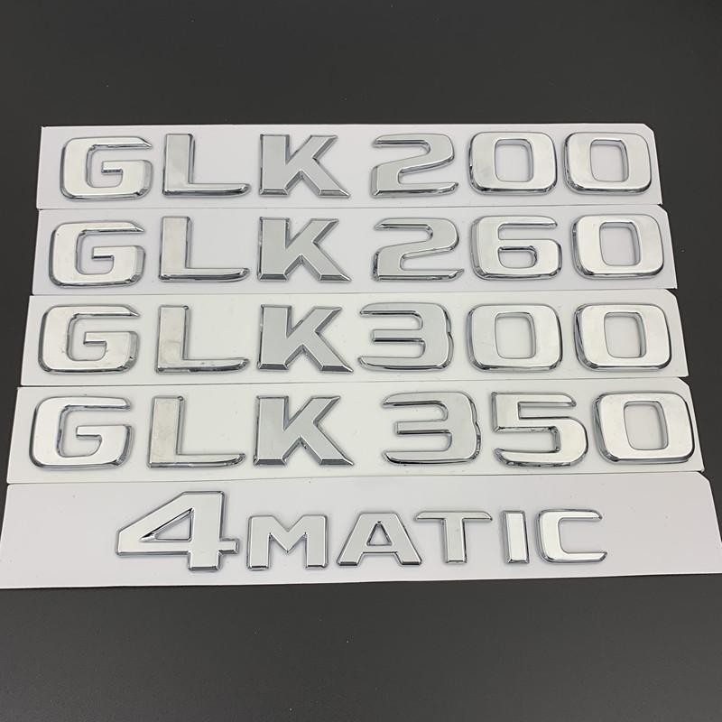 Mercedes-Benz GLK260 GLK300 GLK350 4MATIC Sửa Đổi Logo Xe Phía Sau Logo Chữ Dán