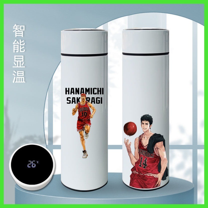Cốc Nước Giữ Nhiệt Cốc Slam Dunk Hanamichi Sakuragi KaedeRukawa Hisashi Mitsui HarukoAkagi Bình Giữ 