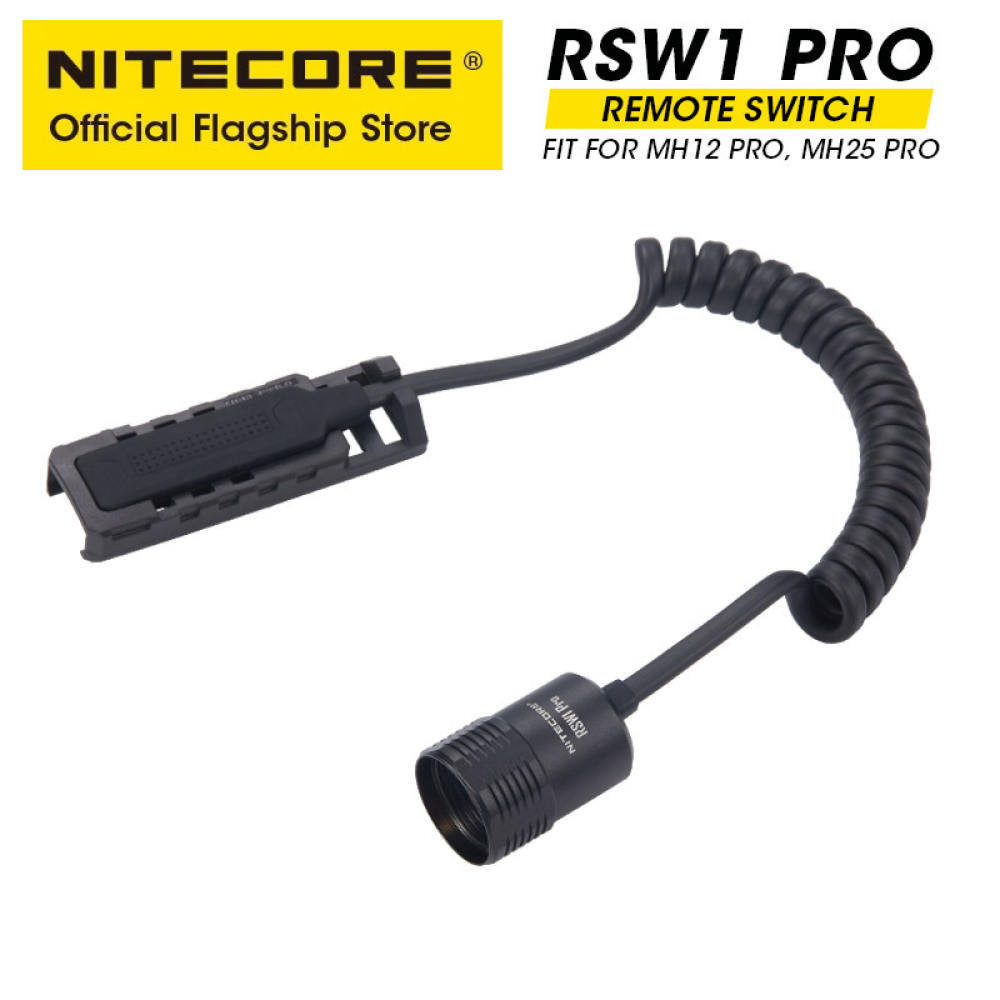 NITECORE RSW1 Pro Đèn Pin Công Tắc Từ Xa Picatinny Rail Adapter Bao Gồm Cho MH12 PRO MH25 PRO