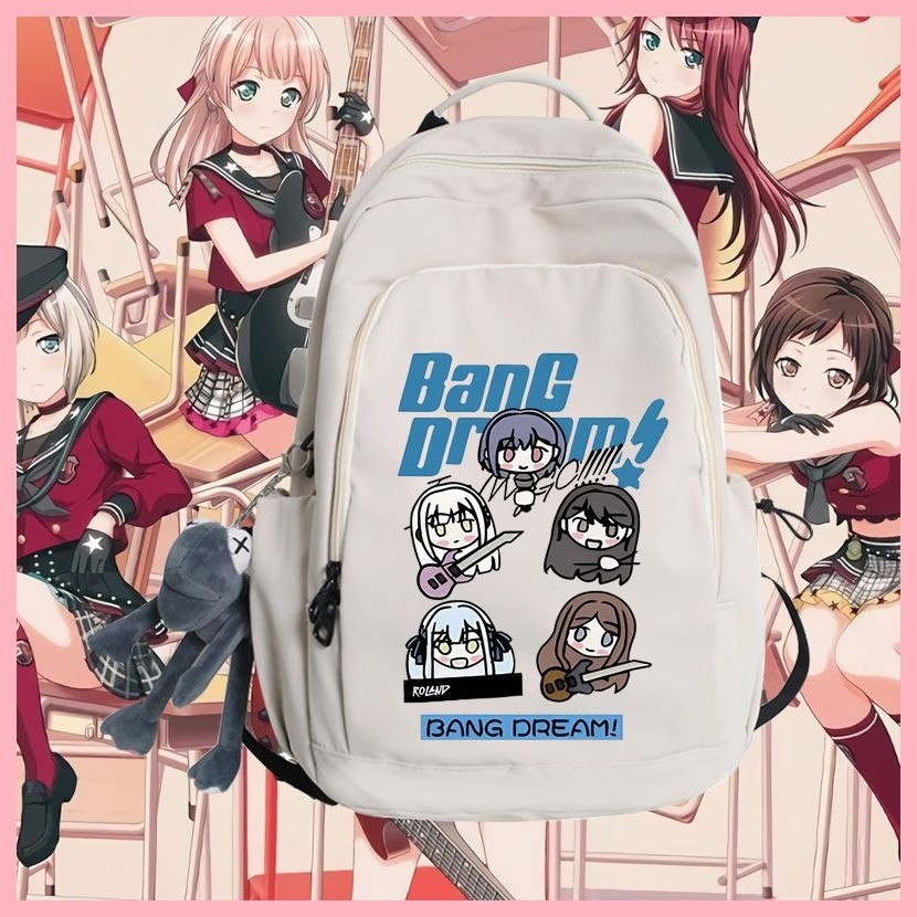 [Guyn] Schoolbag BanG Dream It 's MyGO Anime Hàng hóa Đèn thông cao Chizai Aiyin Nam Nữ Ba lô School