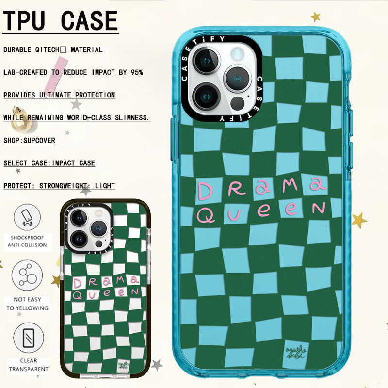 Dành Cho iPhone 16 14 15 Pro Max Agathe Sorlet Drama Queen Pattern Case iPhone 12 13 Pro MAX 7 / 8pl