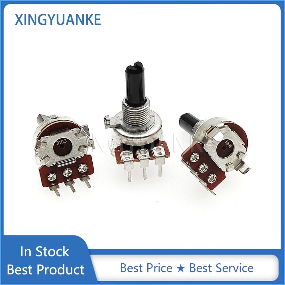 5 Cái / lốc 161 Loại Đơn Dọc B10K B20K B50K B100K Bộ Khuếch Đại Công Suất Âm Lượng Áp B103 B203 B503